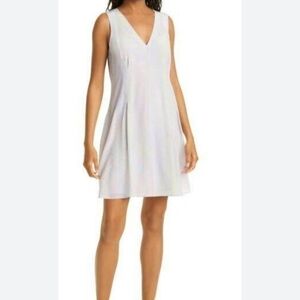 NWOT, Club Monaco Sleeveless Silk Minidress Size 4/Slip Dress/Tie Dye, Pastel